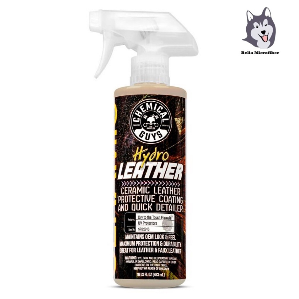 Chemical Guys HydroLeather Ceramic Coating น้ำยาเคลือบเบาะหนัง