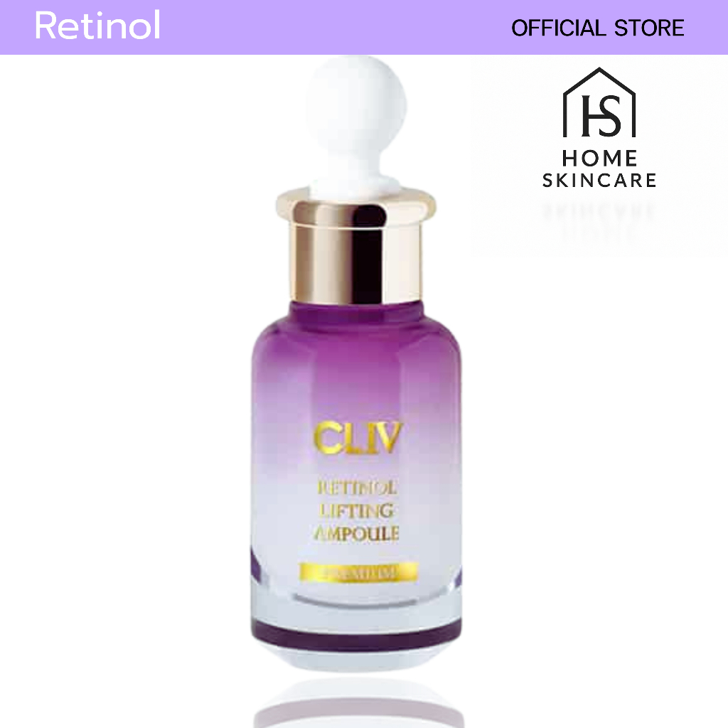 [ส่งฟรี] CLIV Retinol Lifting Ampoule 10-30ml. แอมพลูริ้วรอย เช้า เย็น เซรั่มบำรุง ฟื้นฟู เรตินอล
