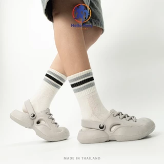 Hello Pony รองเท้าเปิดส้น รองเท้าแตะลำลอง UNISEX ใส่ได้ทั้งชายและหญิง เสริมส้น EVA กันลื่น MHM4014