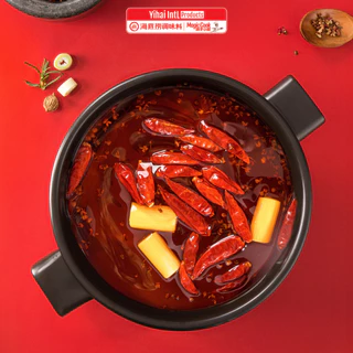 *EXP 10/2026*Haidilao Sichuan Mala ซุปหม่าล่าน้ำมันวัวสไตล์เสฉวน 90 g. กลิ่นหอม อร่อย ซองแกะง่าย มาในรูปแบบก้อน พกสะดวก