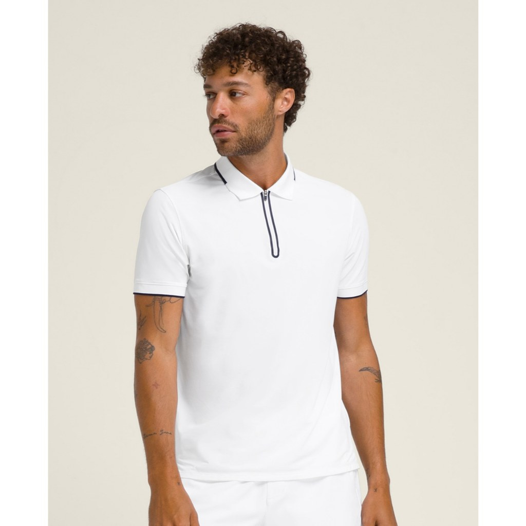 Wilson Men ADVANTAGE ZIP POLO เสื้อโปโล WM00261511WTA Official Store
