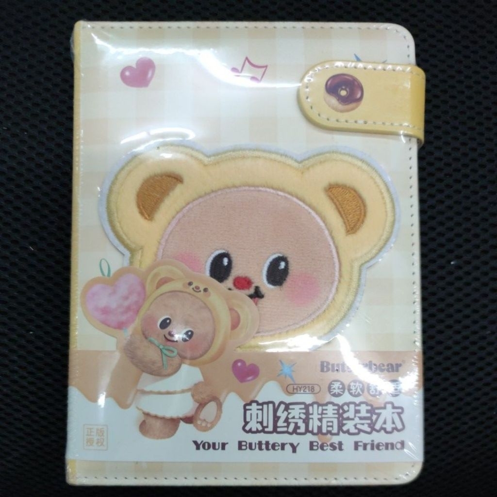 สมุดบันทึก​ หมีเนย​ HY218(124mm×168mm)