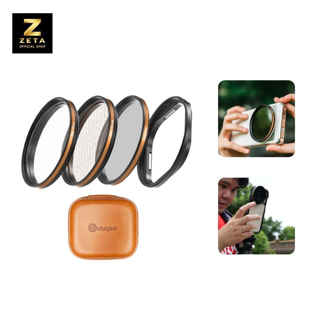 Fotorgear Cinematic Filter Pro II 67mm ชุดฟิลเตอร์มือถือ พร้อมอะแดปเตอร์ Star,Gold,Blackmist ส่งด่วน