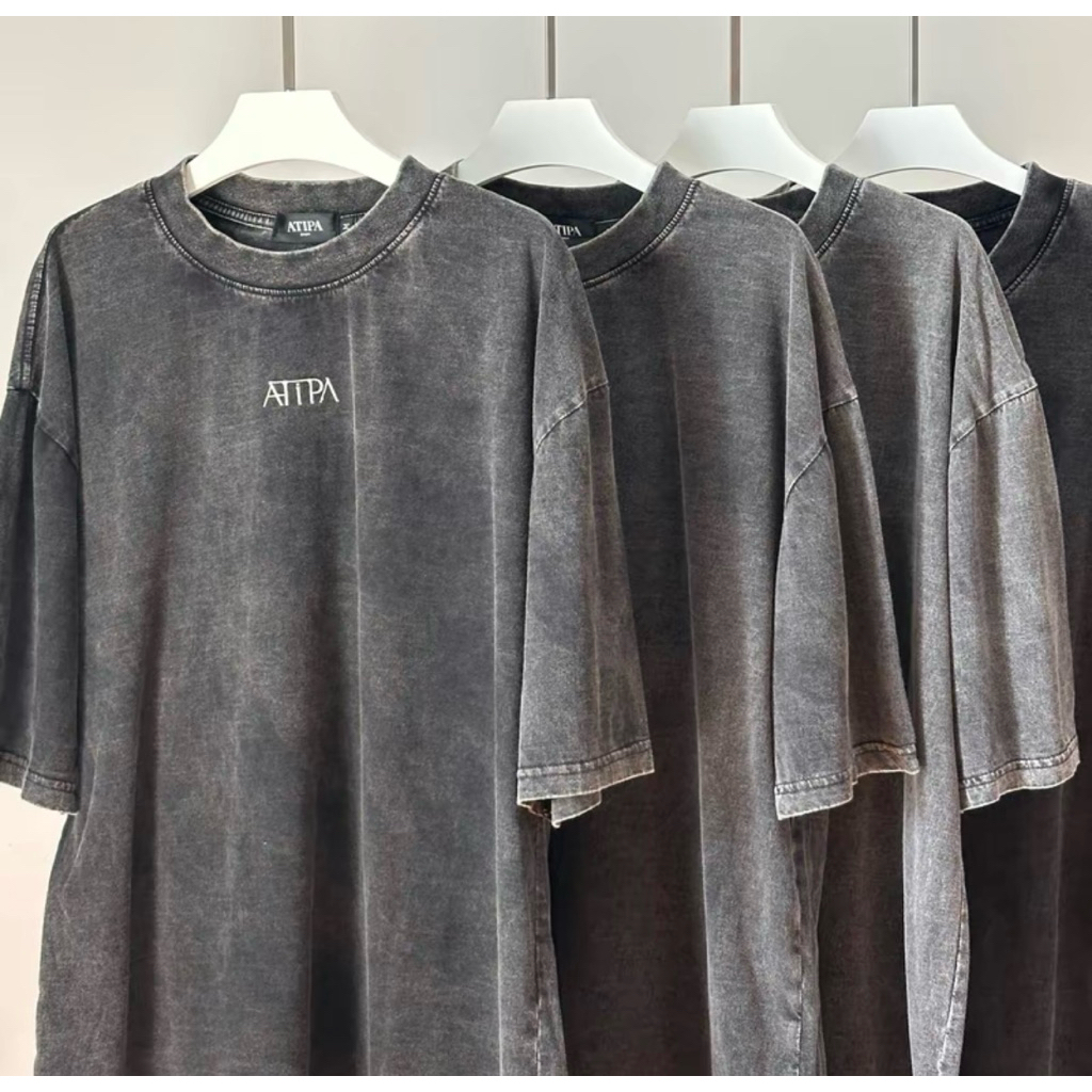 เสื้อยืดสีฟอกซีดAtipa