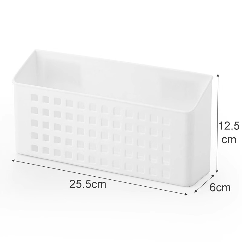 กล่องเก็บของติดตู้เย็น แม่เหล็กดูด กล่องจัดเก็บความจุใหญ่ ติดแผ่นดูด แข็งแรงรับน้ำหนักได้มาก ชั้นเก็บของในครัว - รูปที่ 4