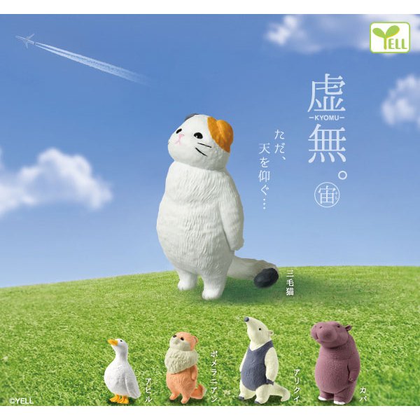 **ของแท้ พร้อมส่ง** สัตว์โลก สงบนิ่ง ชุดมองฟ้า Capsule Figure Kyomu Sora