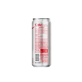 [จัดส่งเฉพาะกทม. ปริมณฑลและชลบุรี] โค้ก น้ำอัดลม ไลท์ 325 มล. 24 กระป๋อง Coke Soft Drink Light 325ml Pack 24