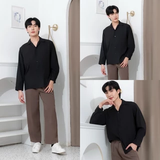 [ส่งทันที กทม.1 วัน] S1: เสื้อเชิ้ตเกาหลี แขนยาว สีพื้น มีไซซ์ M L XL XXL ชาย/หญิงใส่ได้ มี 22 สี