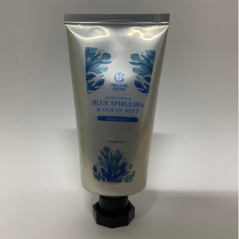 Hand Cream Blue Spirulina & Ocean Mint ขนาด 30 ml