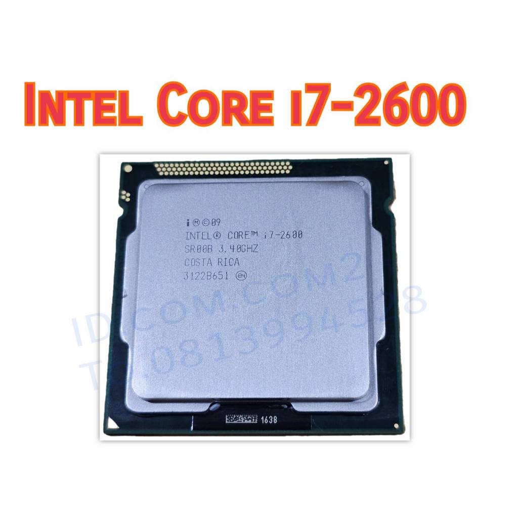 ซีพียู CPU Intel Core i7-2600 (second hand)
