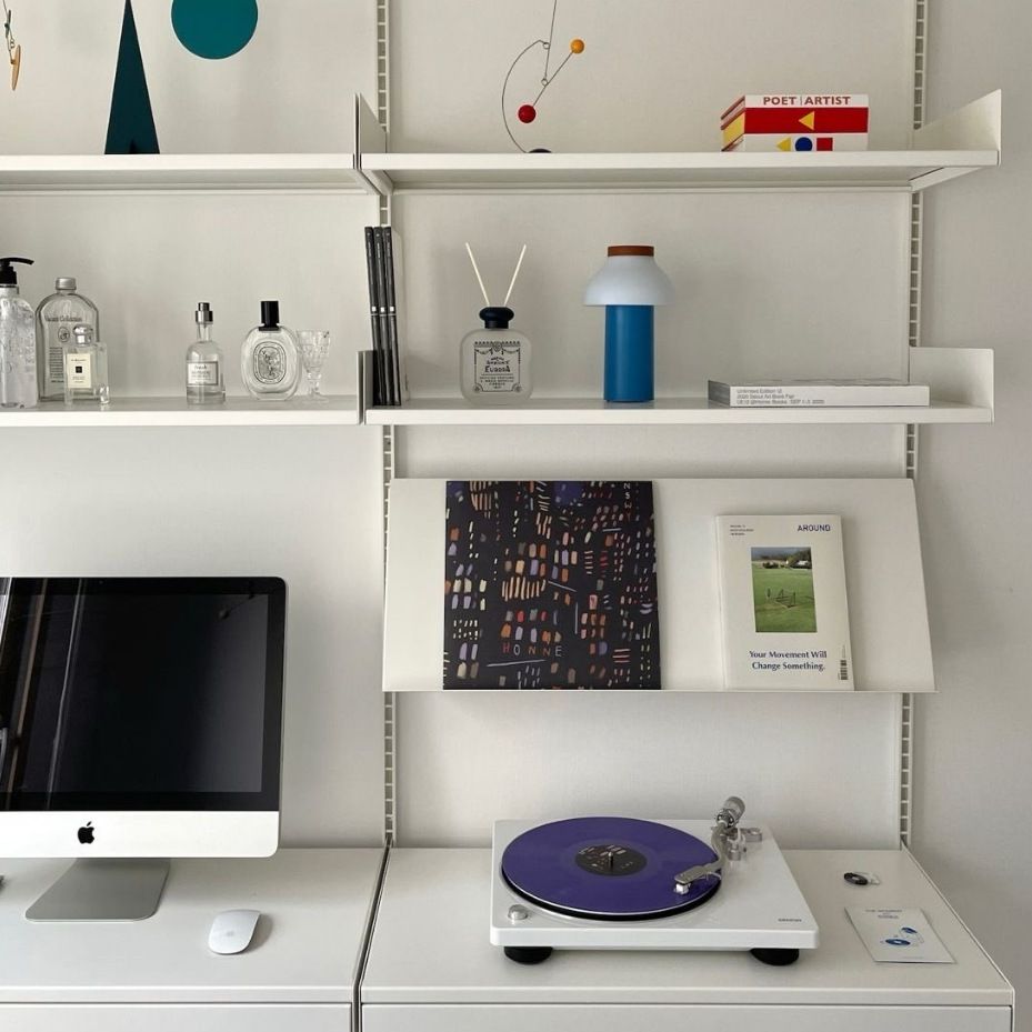 [พร้อมส่ง]𝙈𝙞𝙣𝙞𝙢𝙖𝙡 𝙒𝙖𝙡𝙡 𝘿𝙚𝙨𝙠 โต๊ะทำงานติดผนังพร้อมชั้นวางของ สไตล์มินิมอล ประหยัดพื้นที่ เหมาะคอนโด ห้องทำงาน โฮมออฟฟิศ - รูปที่ 7