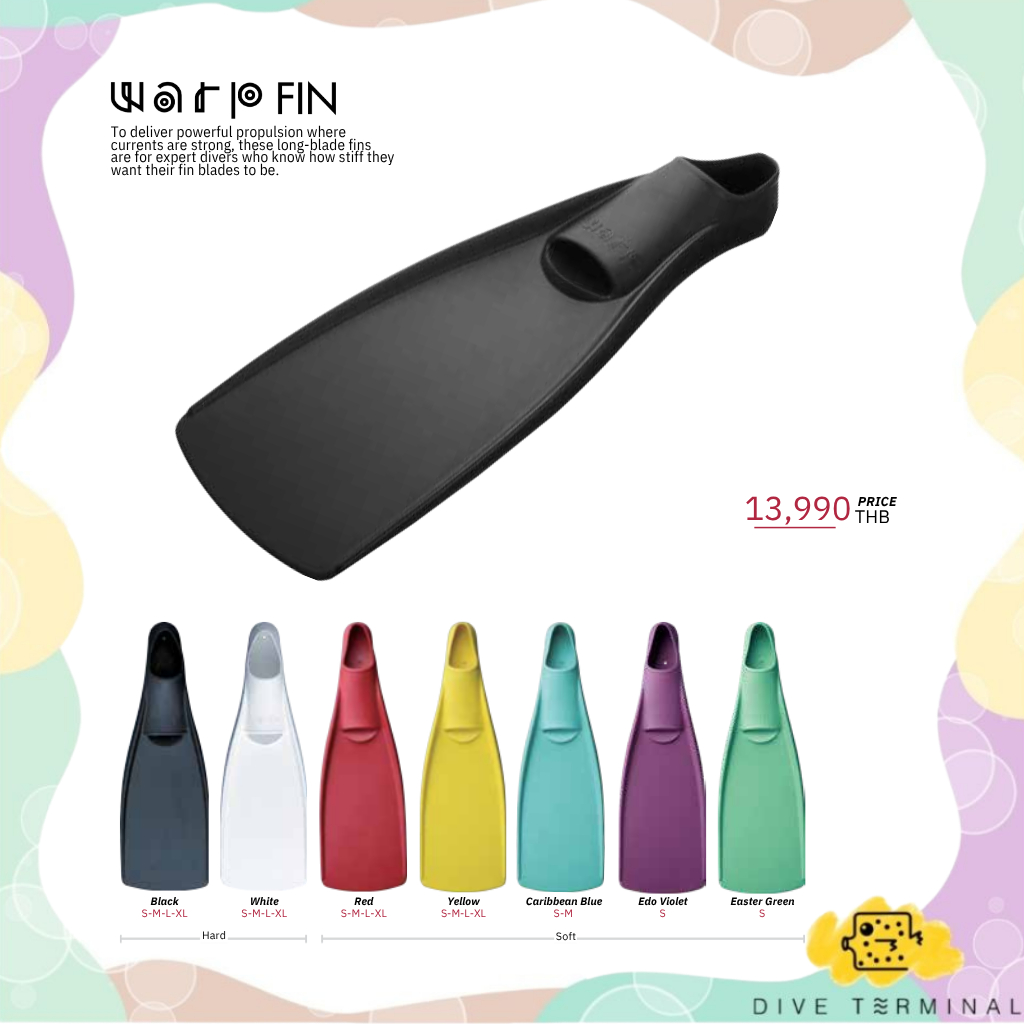 Gull Warp scuba Fin – ตีนกบฟูลฟุตระดับมืออาชีพ