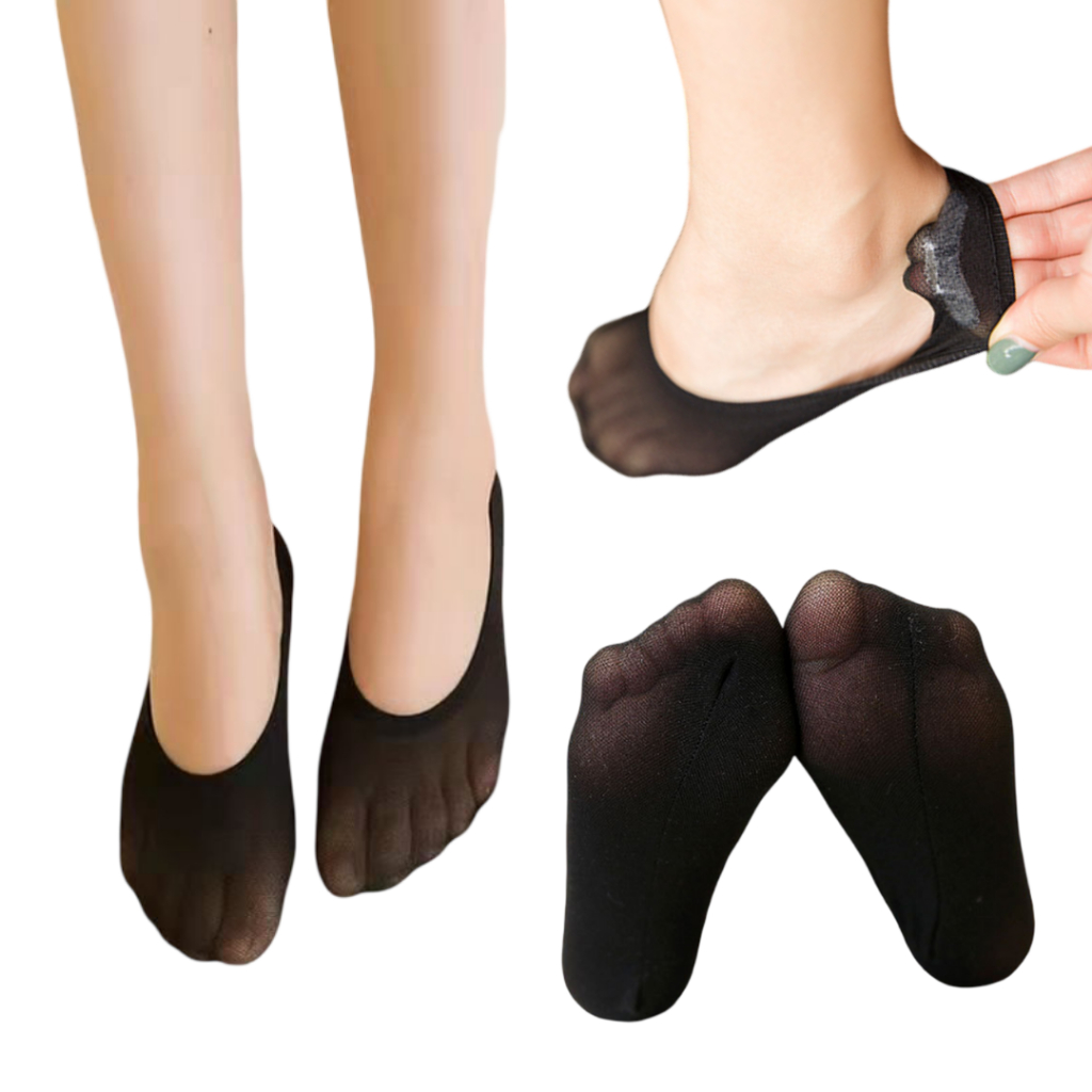 💥TOPLIST💥 (TL-N242) ถุงเท้าคัชชู มีซิลิโคนกันหลุด ซ่อนขอบ ข้อเว้า มีหลากสี สำหรับผู้หญิง - รูปที่ 2
