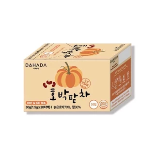 ลิ๊งค์ใหม่ พร้อมส่ง กล่องจริง BOX ชาฟักทองถั่วแดง เกาหลี ชาลดบวม บำรุงร่างกาย Dahada Pumpkin & Redbean Tea 20T (BOX)