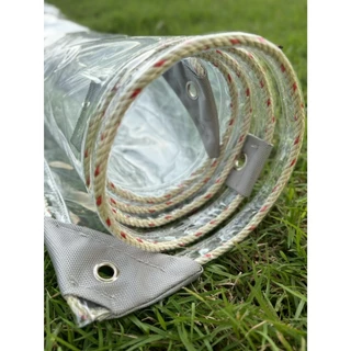 ผ้าใบใสกันฝน ผ้าใบกันแดด กันสาด ผ้าใบชักลอก ผ้าใบพลาสติกใส PVC มีความหนา ทนทาน ความหนา3ขนาด 0.15มม. 0.25มม. 0.35มม.