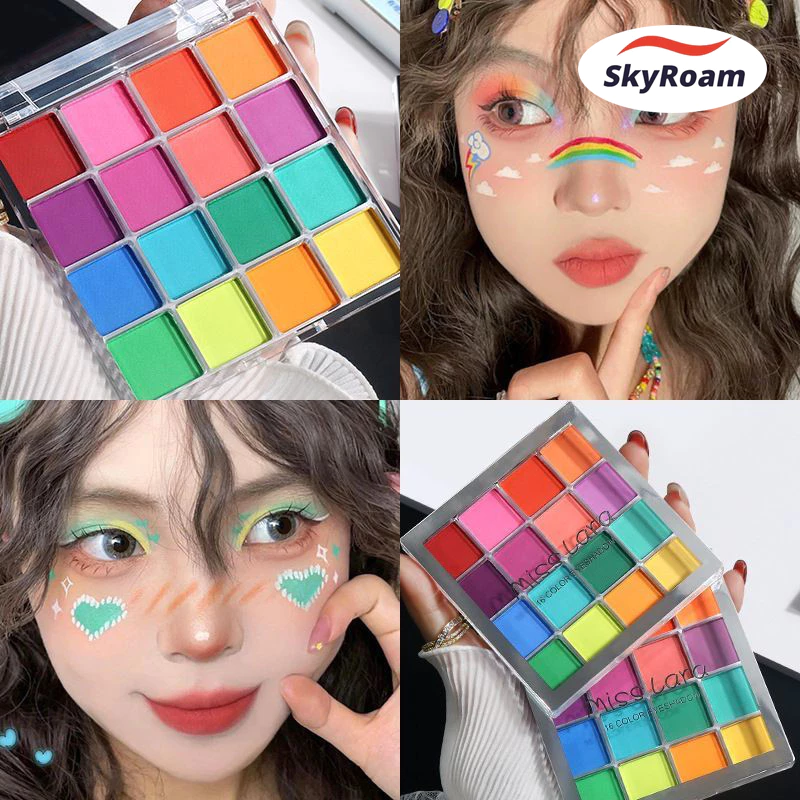 พาเลทอายแชโดว์ กันน้ําและกันเหงื่อ พาเลทแต่งหน้าแบบครบวงจร เฉดสีนู้ดเป็นธรรมชาติ