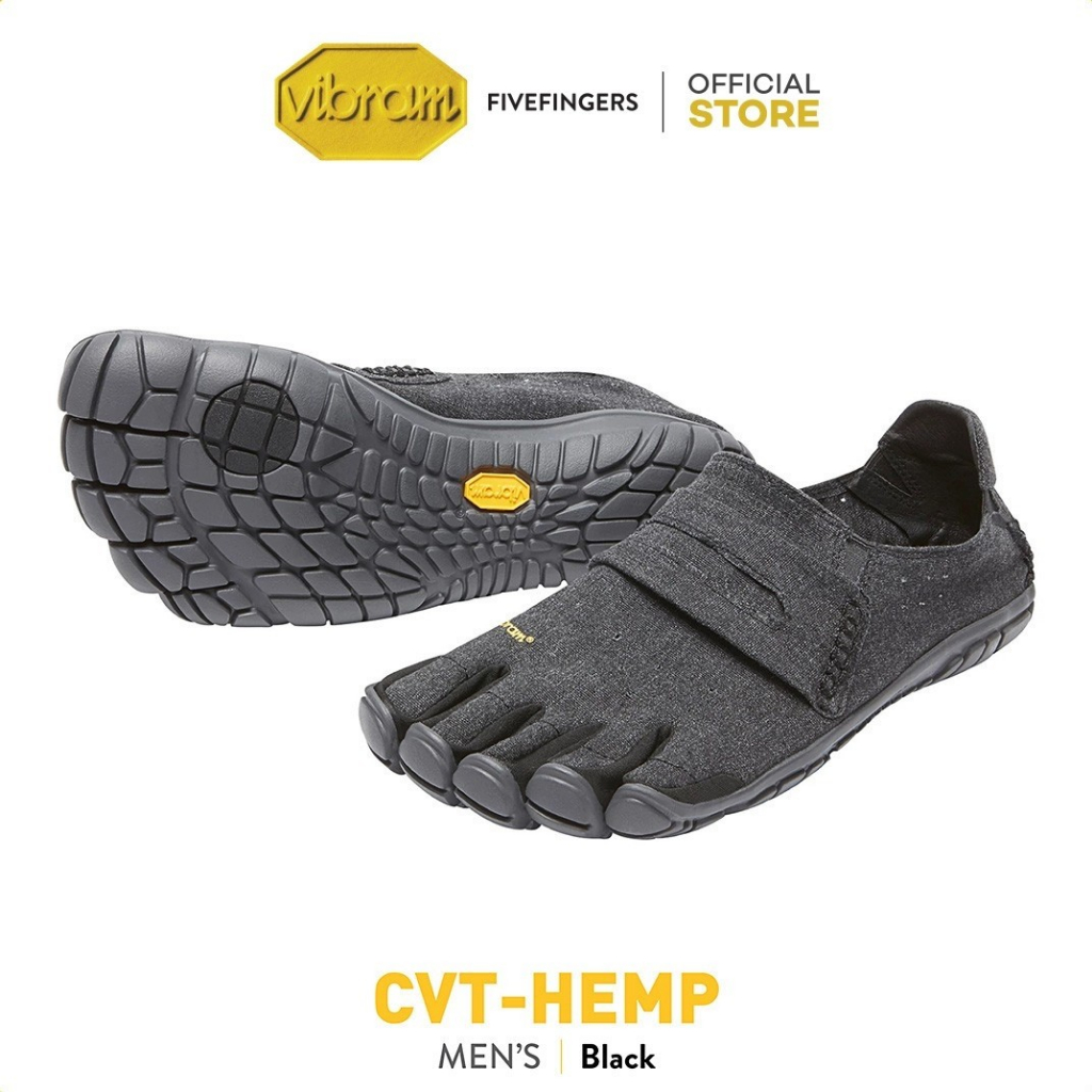 Vibram FiveFingers รองเท้าผู้ชาย รุ่น CVT-Hemp (Black)