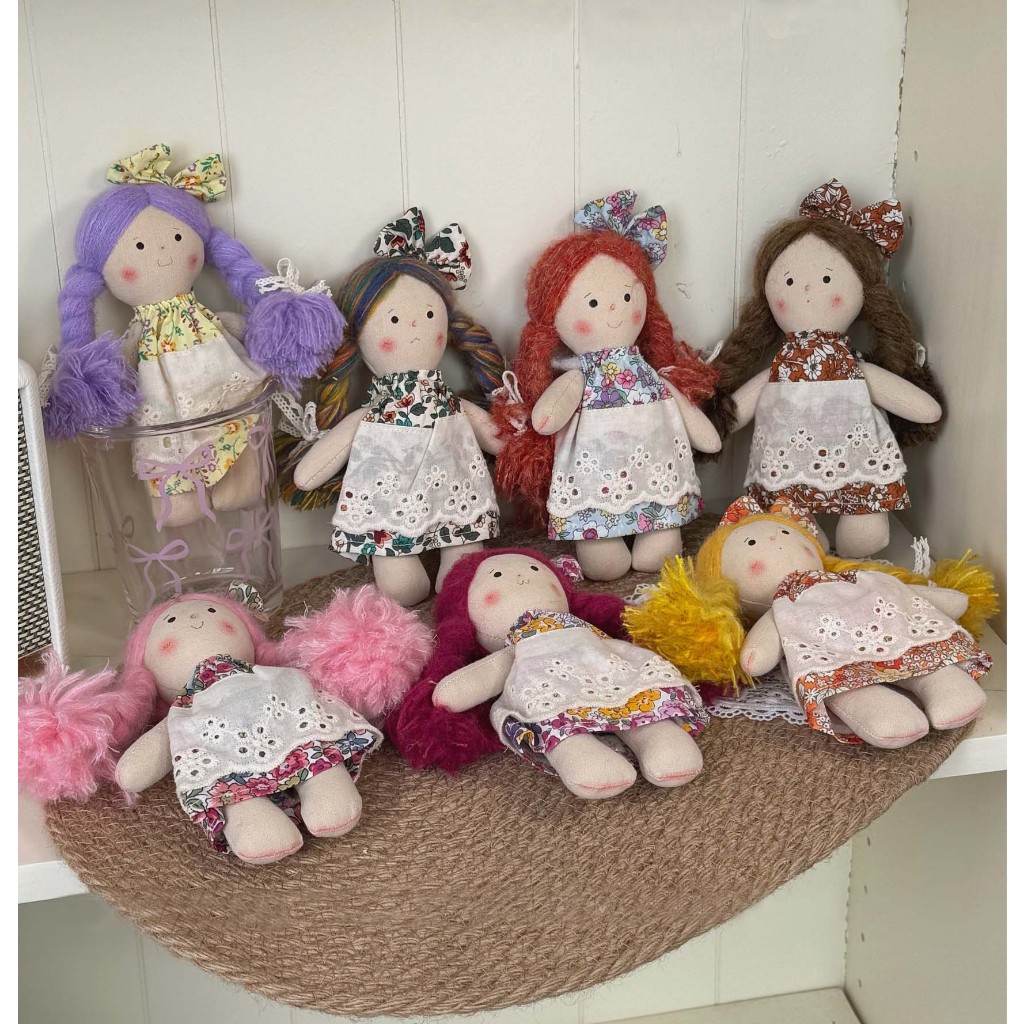 พวงกุญแจตุ๊กตา งานฝีมือ handcraft doll keychain พวงกุญแจ คุณภาพดี น่ารักมาก