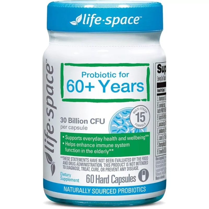 Life Space Probiotic For 60+ โปรไบโอติกสำหรับผู้อายุ 60 ปีขึ้นไป