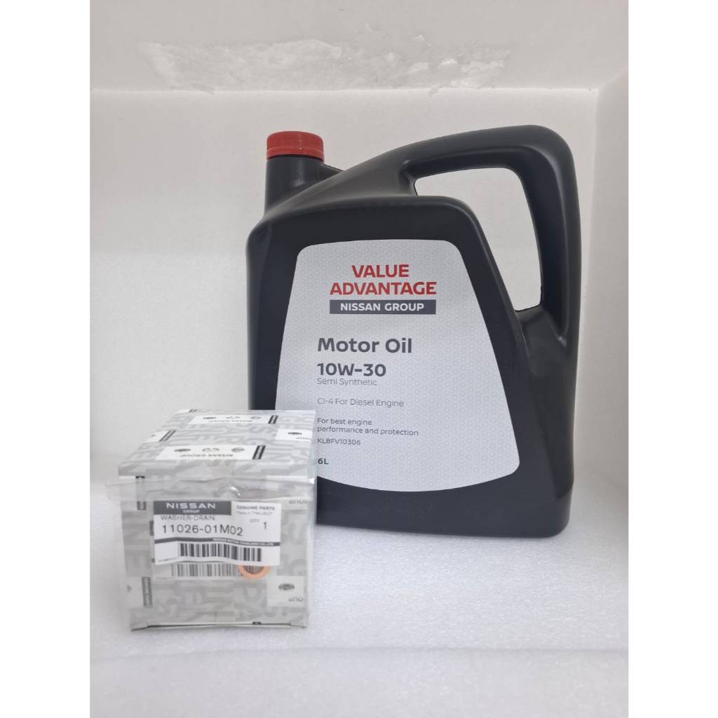 อะไหล่ทางเลือกแท้เปลี่ยนถ่ายน้ำมันเครื่อง (D23YD) NVPD23-6L1A NISSAN VALUE PACK ENGINE OIL (D23YD 5.