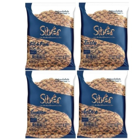 [แพ็คย่อยจากบริษัท] SILVER อาหารแมว ทุกรสชาติ 1 kg.ถุง [แพ็คย่อยจากบริษัท]*โปรดอ่านรายละเอียดก่อนสั่งซื้อ