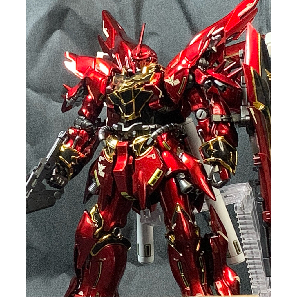 Bandai RG Shinanju candy red custom paint