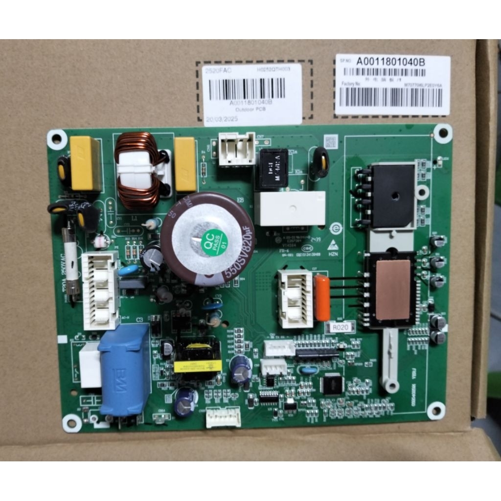 อะไหล่ของแท้/เมนบอร์ดคอยล์ร้อนแอร์ไฮเออร์/HAIER/A0011801040