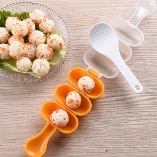 แม่พิมพ์ข้าวปั้นข้าวปั้นซูชิ DIY สำหรับเด็ก พิมพ์ทำข้าวปั้นรูปก้อนกลม