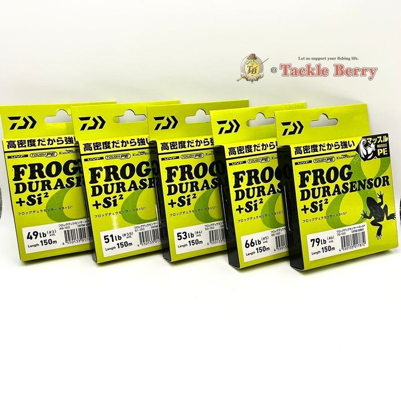 สาย PE Daiwa FROG DURASENSOR X 8 +Si2 150m.