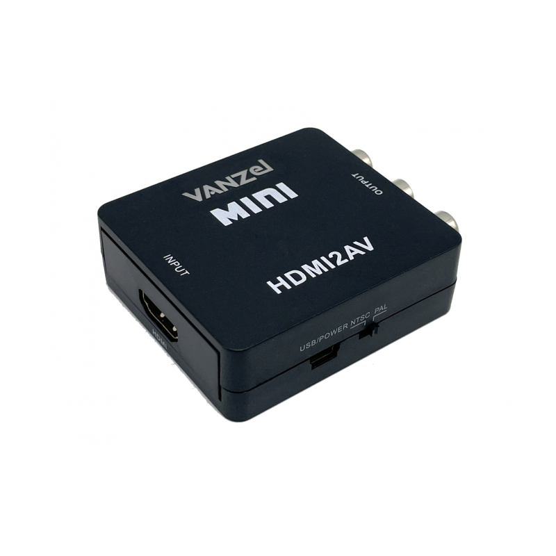 VANZEL  ตัวแปลง HDMI to AV Converter ความละเอียด 1080p60Hz รุ่น IC-H2C | ประกัน 1 ปี