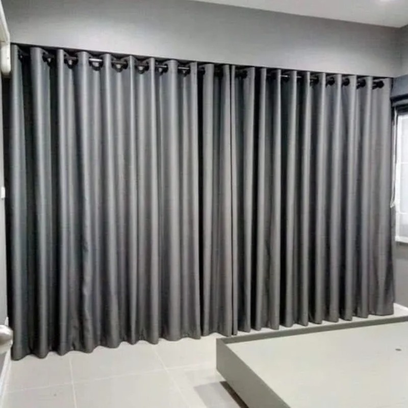 แนะนำ ผ้าม่าน ผ้าม่านตาไก่กันแสงกันแสง UV99% กันความร้อน ผ้าม่านทึบแสงผ้าม่านหน้าต่างสีพื้น ผ้าหนา 3 ชั้น ราคาพิเศษ มีเก็บเงินปลายทาง