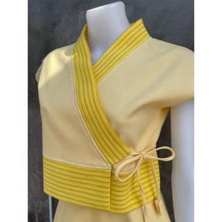 เสื้อผ้าฝ้าย สีเหลือง รวมทุกแบบ แขนสั้น แขนสามส่วน ไซส์ S-4X…