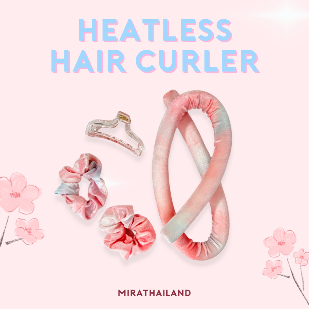 Mira Heatless H1 (pastel pink) เครื่องทำผมไม่ใช้ความร้อน รุ่น H1 ราคา ถูกที่สุด ดีลบีเคเค แกลเลอรีภาพที่ 3