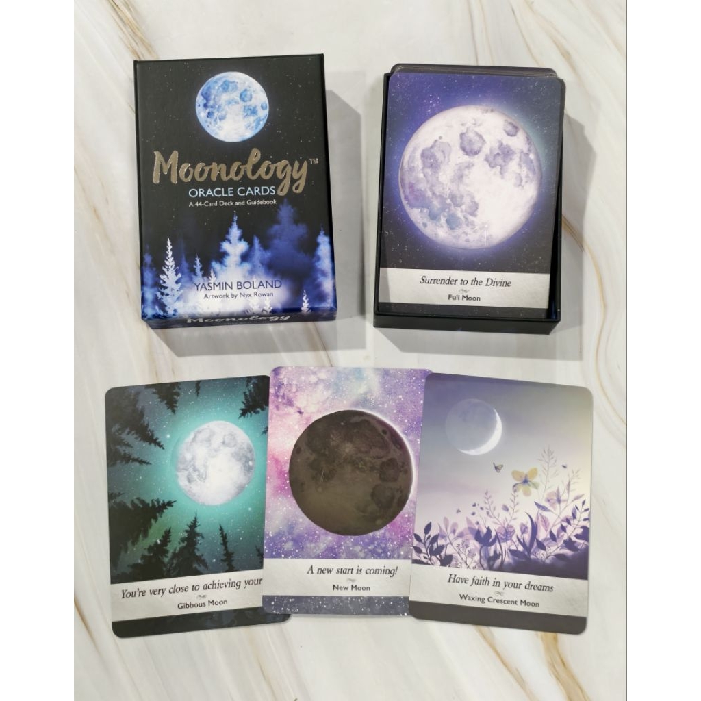 ไพ่ออราเคิลดวงจันทร์ Moonology Oracle Cards/ไพ่ออราเคิลแท้ลดราคา/ไพ่ออราเคิล/ไพ่ยิปซี/ไพ่ทาโร่ต์/Oracle/Tarot