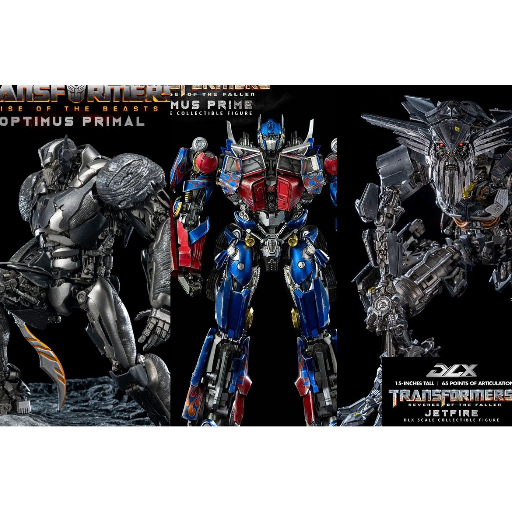 Threezero DLX : Optimus Primal / Optimus Prime / Jetfire จาก Transformer Revenge of the Fallen ของแท