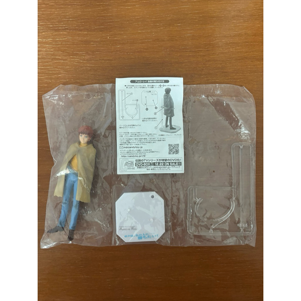 bandai - AMURO RAY ฟิกเกอร์ GUNDAM EF COLLECTION ยังไม่แกะห่อพลาสติกหุ้ม
