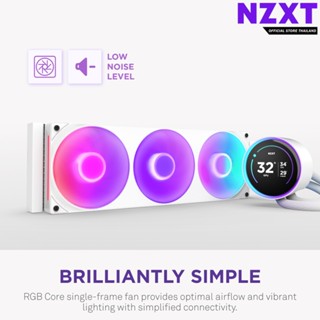 NZXT KRAKEN ELITE 420 RGB WHITE - V2 : RL-KR42E-W2