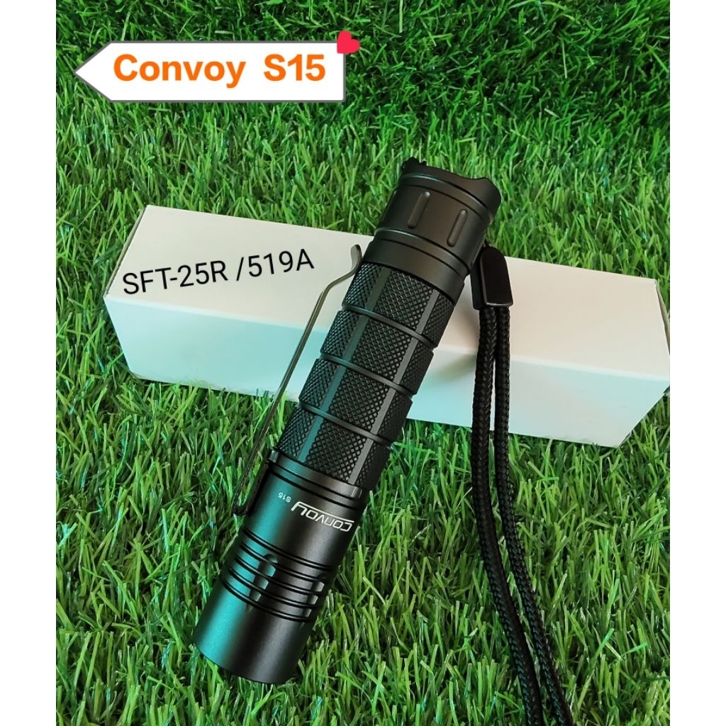 Convoy S15 มาในหลอด SFT-25R / 519A Bat18650(ไม่มีแถม)