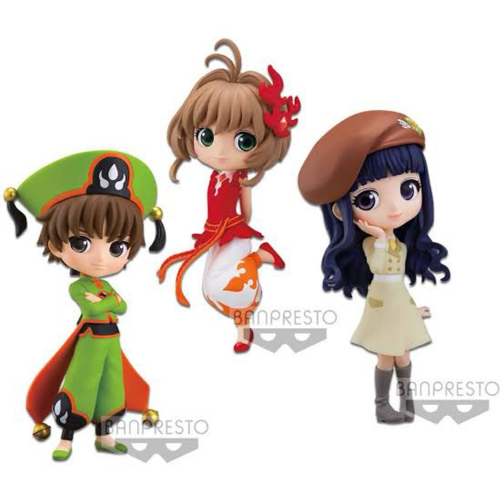 ฟิกเกอร์แท้ Q posket petit Qposket petit CARD CAPTOR SAKURA CLEAR CARD TOMOYO Sakura Syaoran