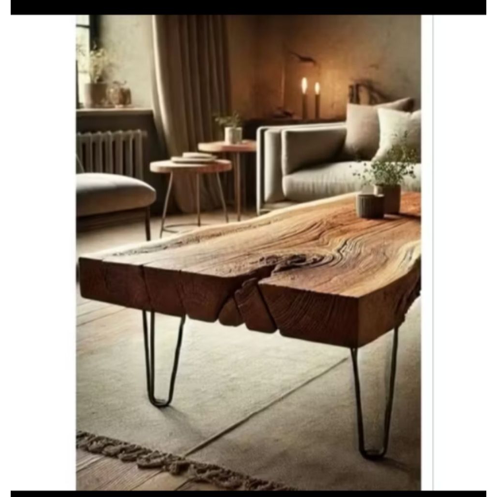 wooden table (100*140cm.)