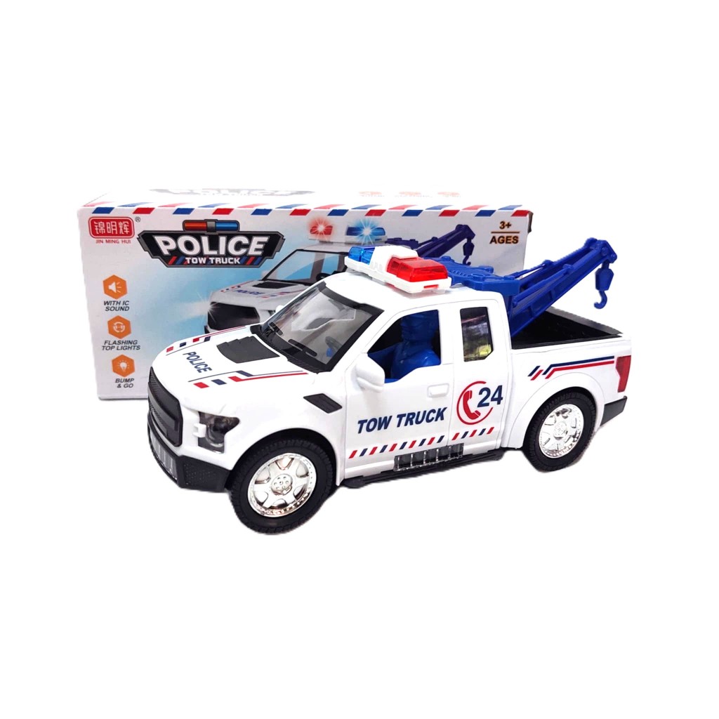 POLICE B/O Toys รถตำรวจ ใส่ถ่าน ชนถอย รถของเล่น ตรงปก พร้อมส่ง จากไทย รอไม่นาน 303