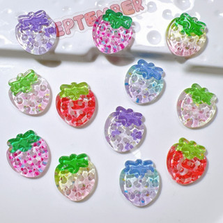 กระดุมแฟนชั่น รูปสตรอเบอร์รี่ เม็ดละ 3 บาท ขั่นต่ำ 5 เม็ด เน…