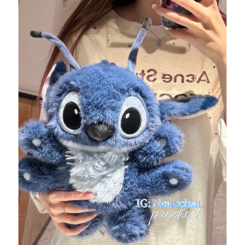 ⛈️ตุ๊กตาสติช 6 แขน 💪🏻💪🏻⚡️🩵Lilo & Stitch Soft Blue Stitch