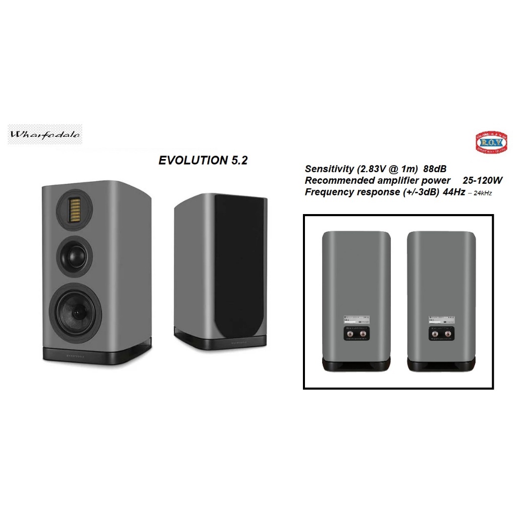 WHARFEDALE EVOLUTION 5.2  BOOKSHELF