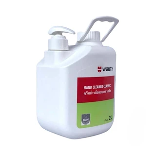 WURTH Hand Cleaner ครีมล้างมือทำความสะอาด คราบน้ำมัน จารบี สกปรก เขม่าดำ น้ำยาล้างมือช่าง ขนาด 2 ลิตร