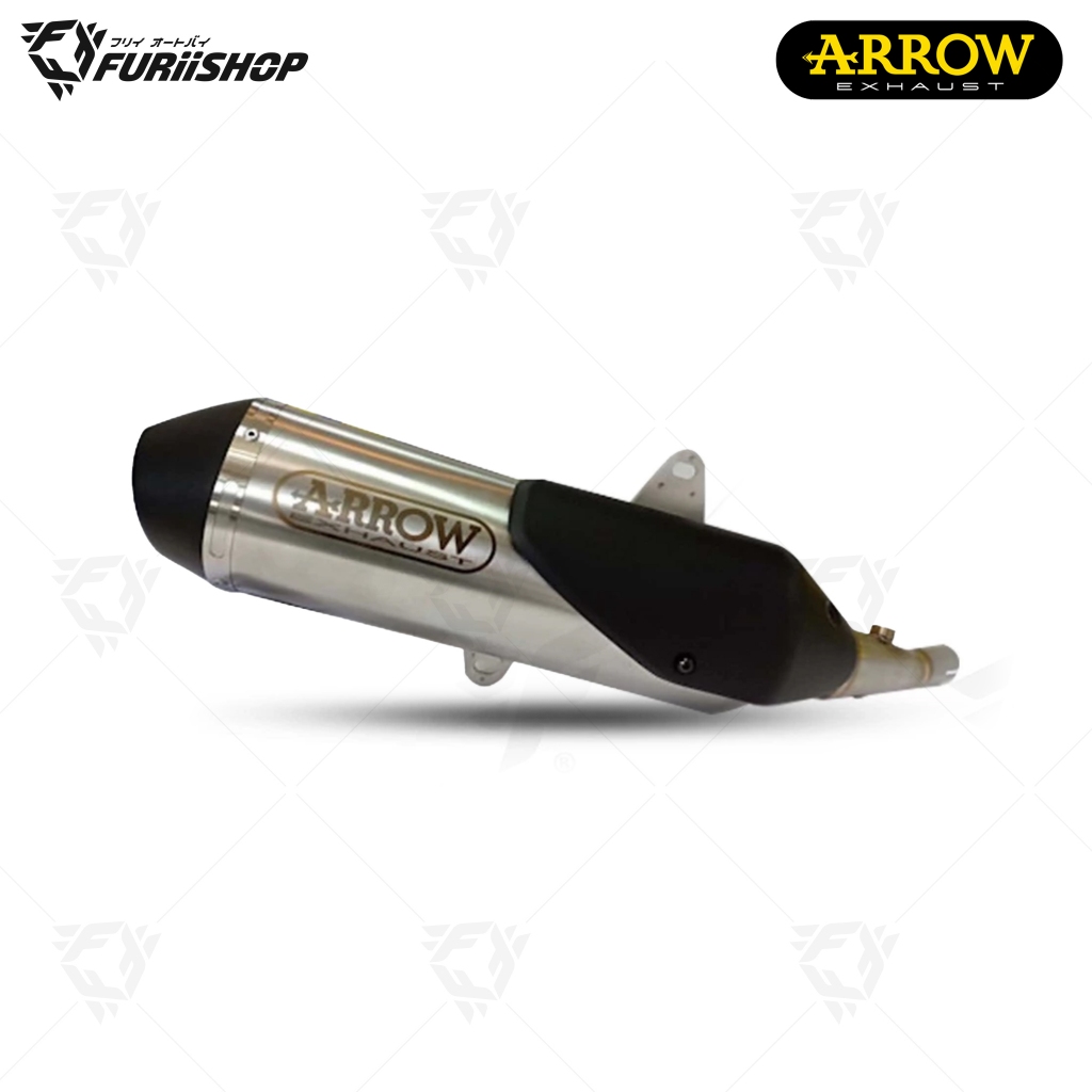 ท่อสูตร/ท่อแต่ง/ท่อไอเสีย Arrow GTS300 Aluminium Slip on : for Vespa GTS300HPE/250 ปี 2022ลงมา