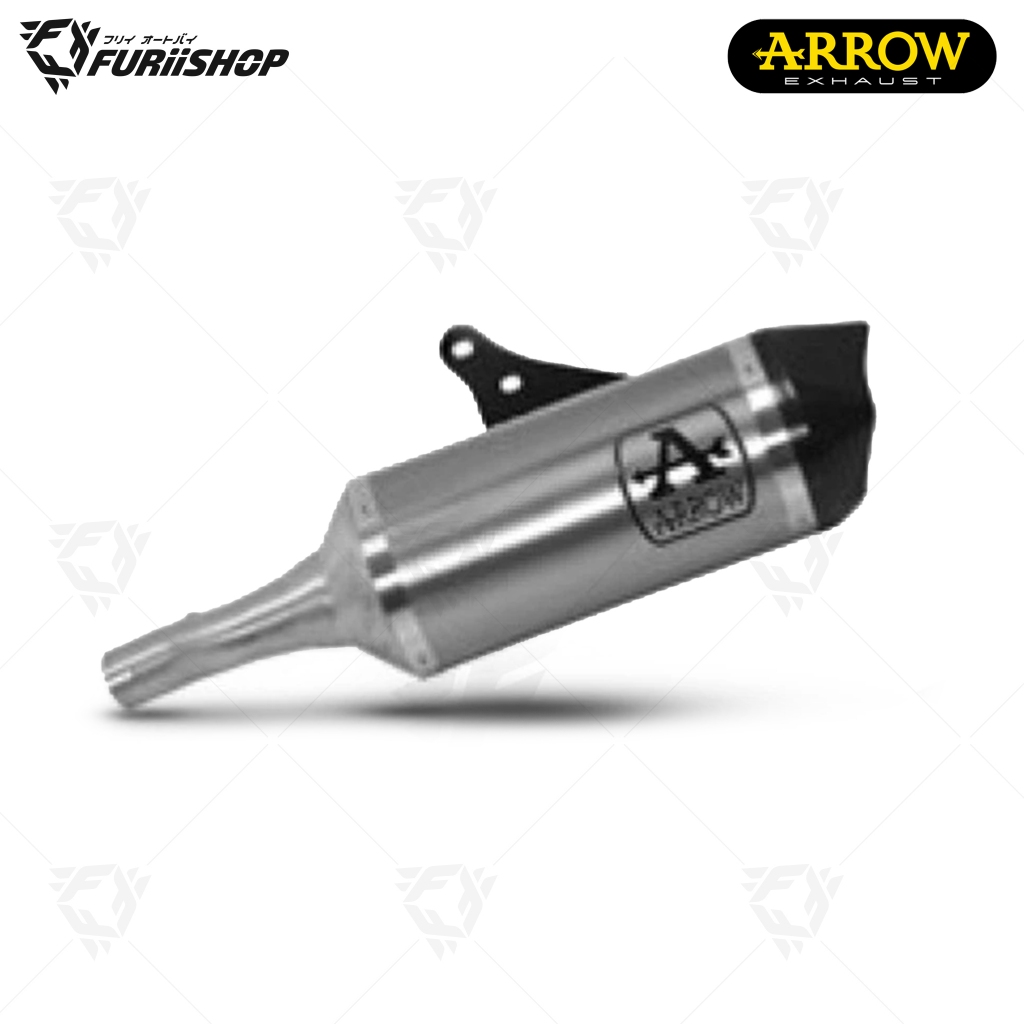 ท่อสูตร/ท่อแต่ง/ท่อไอเสีย Arrow Slip on Titanium-Carbon Shorty : for Honda Forza750 2025