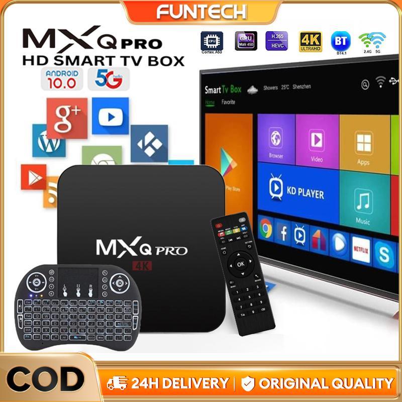 Smart TV MXQ PRO BOX Android 12 4K 2.4G/5G WiFi Allwinner H3Quad Core Processor Android Smart Box 16