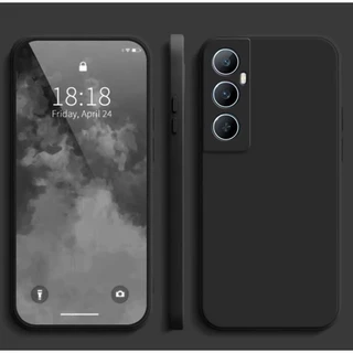 เคส สีพื้น ซิลิโคนนิ่ม สำหรับ Realme C75 C71 C85 เคสฝาหลัง กันกระแทก กำมะหยี่ พาสเทล