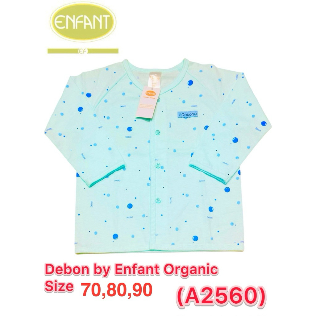 เสื้อเด็กอ่อน Enfant(Debon) organic Size 3-6เดือน,6-12เดือน,12-24เดือน